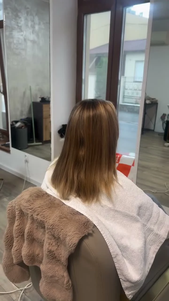 Nová dĺžka v blond. before